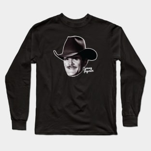 Johnny Paycheck Country Fan Art Long Sleeve T-Shirt